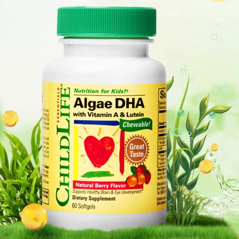 童年时光婴幼儿dha藻油非鱼油护眼补脑