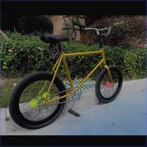 German modified dead-fly bicycle with 20-inch hub for primary school students to ride backwards students head-turned bicycle pink wheel set