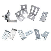 Curtain wall accessories galvanized corner code double hook pick stone dry pendant curtain wall corner code marble pendant