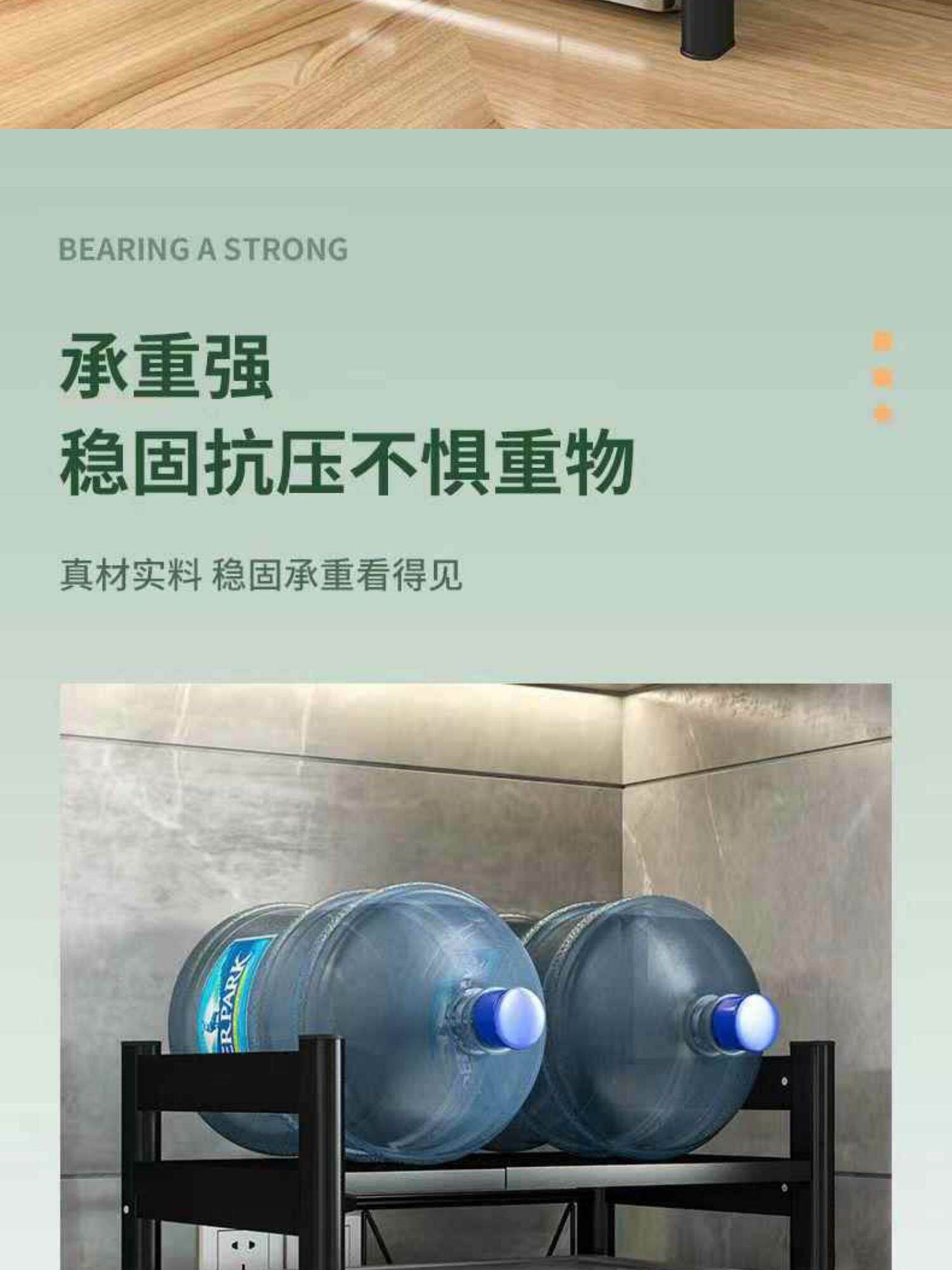 Умывальник 厨房多功能置物架台面多层可伸缩微波炉烤箱收纳架调料收纳脸盆架