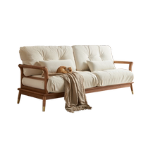 Yunduo Sofa Cushion Customized Solid Wood Sofa Seat Cushion Back Cushion Down Latex Sponge Filled Soft Cover Seat Cushion