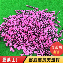 Striped bamboo tacks golf supplies printed tacks customized manufacturers supplying golf tacks and tees