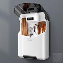 Chopstick machine household with cover dust-proof kitchen mildew-proof punch-free multi-functional drain chopstick tube chopstick cage