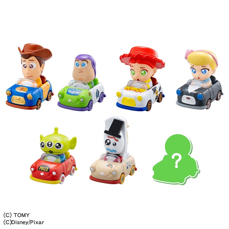 Tomy Tomica Toy Story Blind Box Alloy Car Model Cartoon Car Ornament Woody Buzz Lightyear