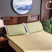 Thickened pillowcase aquatic grass embroidered pillow piece can be matched with rush orchid mat straw mat rush pillow piece