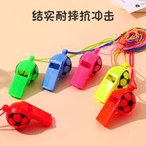 Football whistle plastic horn concert sports cheering horn whistle referee whistle sports goods