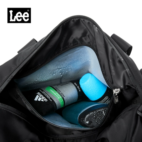 Lee Сумка для путешествий, сумка на одно плечо с разделителями, спортивная сумка, сумка через плечо, сумка для плавательных принадлежностей, вместительная и большая сумка-органайзер