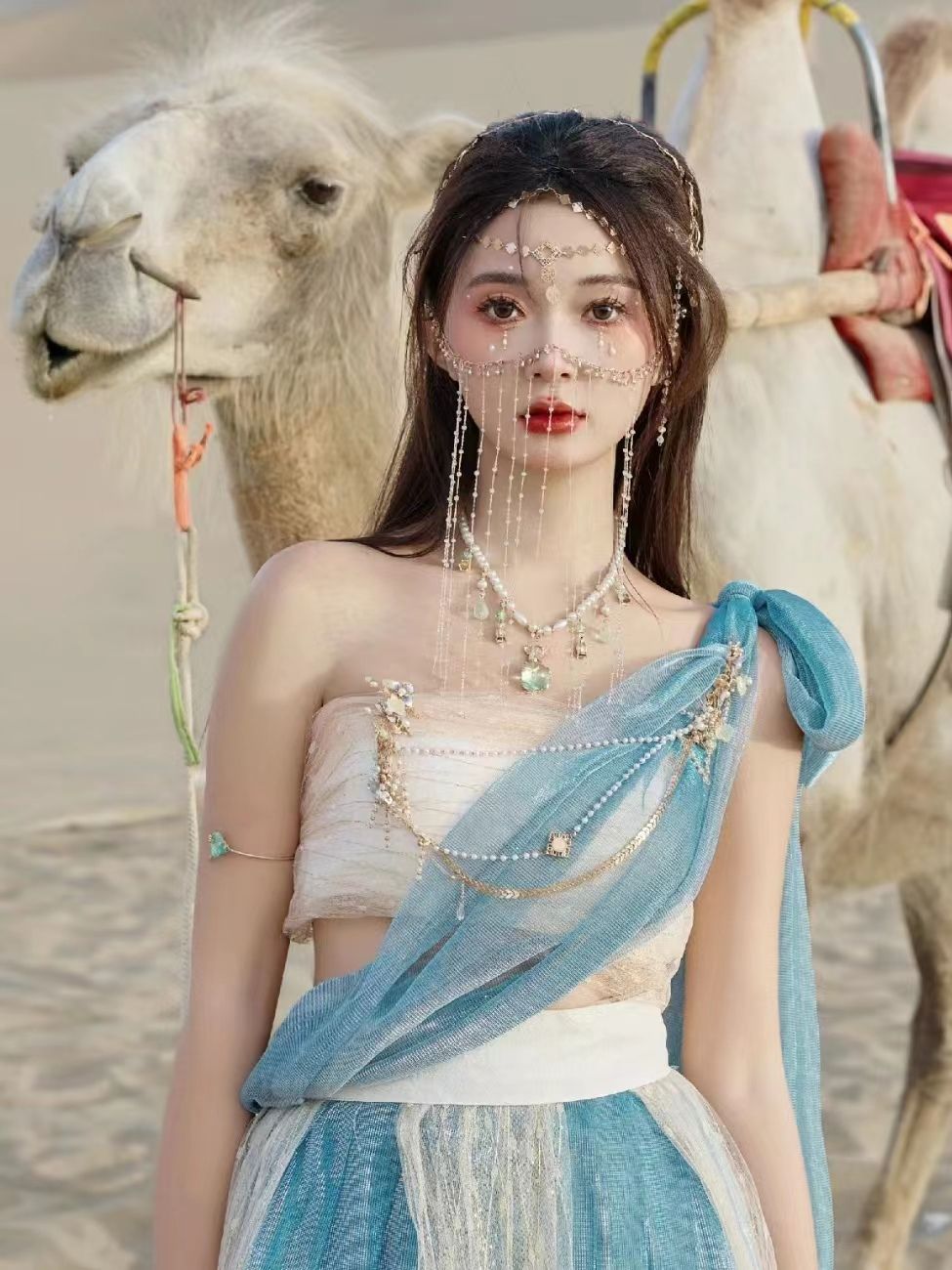 敦煌飞天 西域服 仙女服 改良 中華漢服　H18＃ 敦煌飞天 西域服 仙女服 改良 中華漢服 H18＃