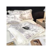 Machine washable ice silk summer cooling quilt summer four-piece set cool and silky naked sleeping air-conditioned quilt quilt core single and double summer quilt