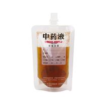 Transparent self-standing nozzle bag ready-made disposable decoction liquid sealed food-grade bag ready-made Chinese medicine liquid packaging bag