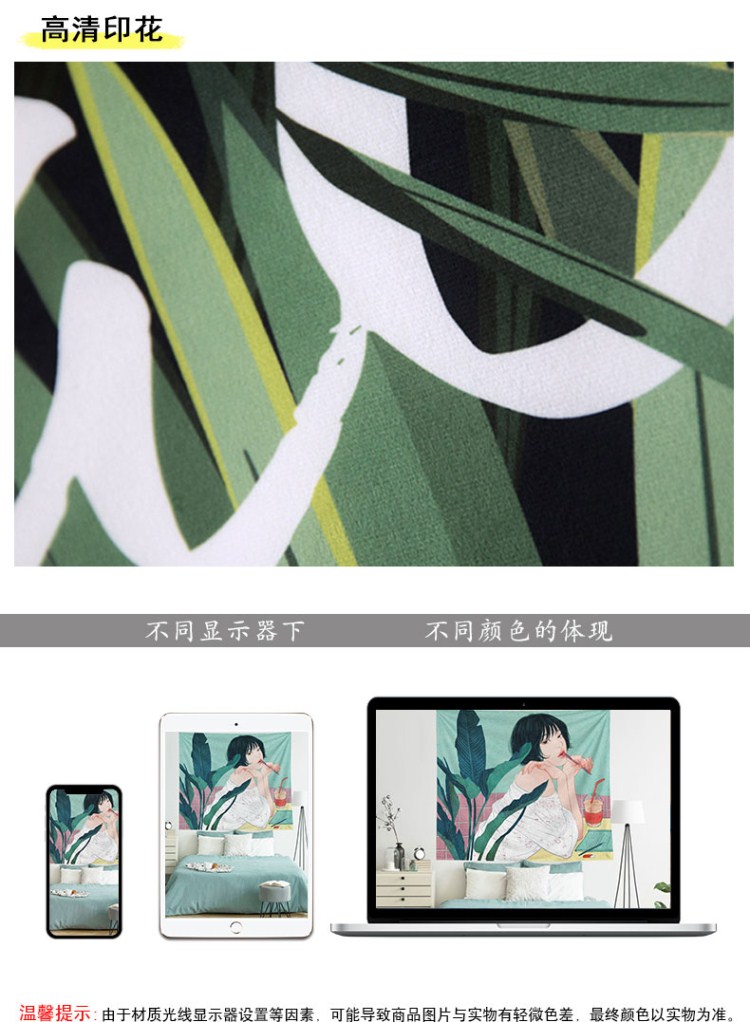 Spirited Away Nền đơn giản Vải đỏ Treo tấm thảm Hayao Miyazaki Phim hoạt hình Anime Phòng khách trang trí phòng ngủ - Tapestry thảm thêu trang trí