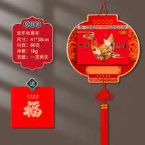 Chuang 2022 Year of the Tiger Health Calendar Hand Tore One Page Two Days Home Wall Old Imperial Calendar Yellow Calendar Creative Personality Chinese Style Calendar Customized Gift Lantern Calendar