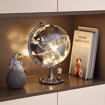 Transparent luminous globe ornaments light luxury living room wine cabinet bookcase office TV cabinet desktop home decoration