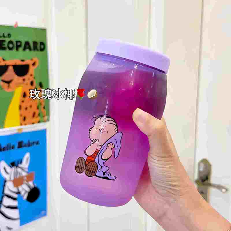 Large Belly Cup with Straw, Portable Cup, Milk Cup, Suction Cup, Household Coffee Cold Brew Cup, High Aesthetic Value, Sealed Juice Cup
