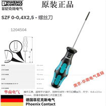 Phoenix Germany SZF 0-0 4X2 5 - 1204504 Slotted screwdriver suitable for ST terminals
