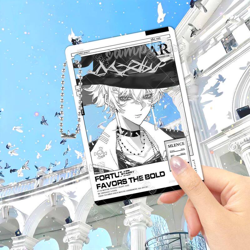 Wizard Hat Sky Game Merchandise Acrylic Transparent Card Photo Card Keychain Photo Card Ita Bag for Women X