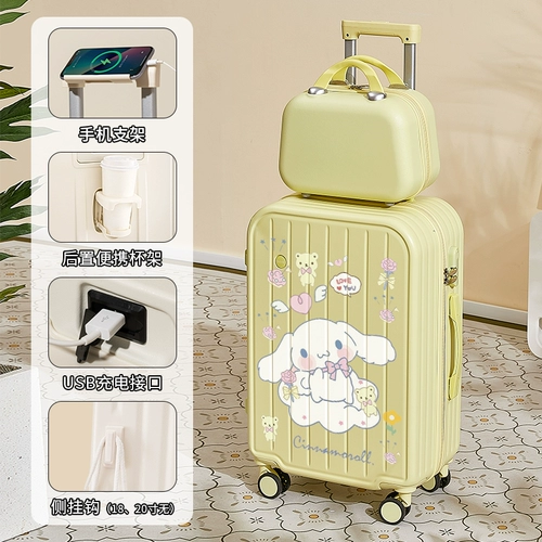 Может ли зарядка студентов багаж женщина 2024 Новые маленькие тихий короб