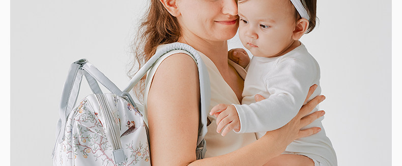Bubbletree Mommy Bag Large Capacity Mother and Baby Lightweight Bag for Going Out New Style Multi-Functional Backpack — 42