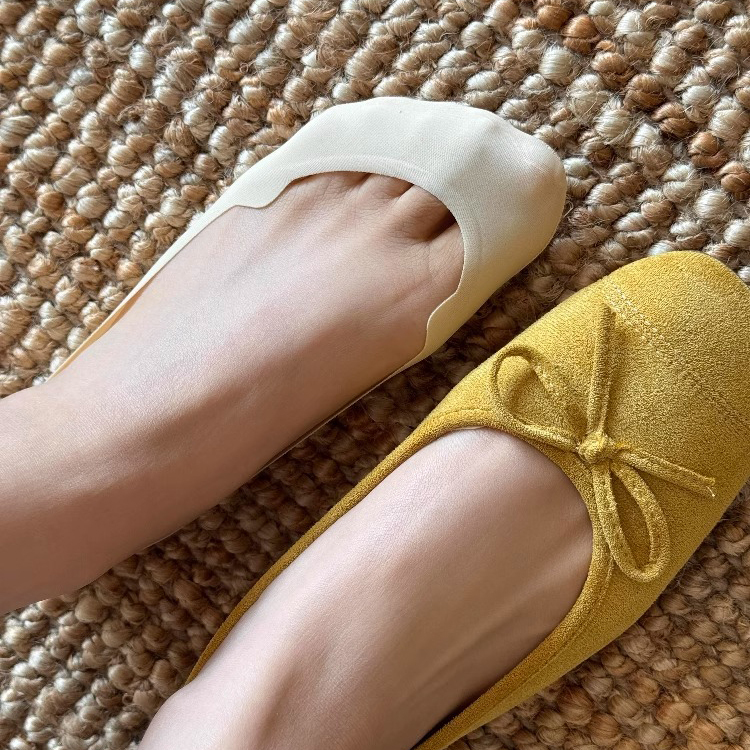 Women's Boat Socks with Cotton Soles, Non-Slip, Low-Cut, Invisible, Toe-Protecting, High-Heeled Shoe Socks, 2026 New Women's Boat Socks