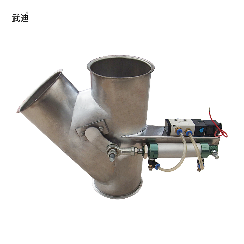 Stainless Steel Pneumatic Tee Feeding Valve Dialing Tee Pipe Manual Pneumatic Feeding Valve Pipe Shunt Tee Stainless Steel Pneumatic Tee Feeding Valve Dialing Tee Pipe Manual Pneumatic Feeding Valve Pipe Shunt Tee