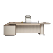 Boss desk light luxury modern high-end manager office desk and chair combination office furniture supervisor desk executive desk