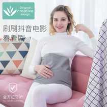 Japanese double-layer radiation protection clothing pregnancy wear apron electric apron mobile phone kitchen induction cooker pregnant womens brain skirt