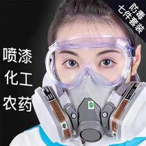 Gas mask full face mask spray painting special mask respiratory protective cover anti-smoke full face dust mask poison manufacturer