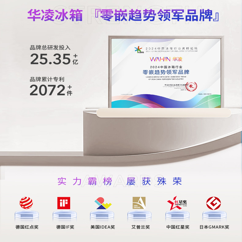 华凌HR-282WTPZ冰箱图片