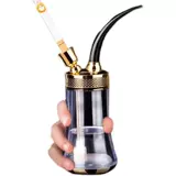 Металлический вместительный и большой кальян, аксессуары, полный комплект