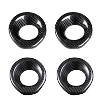 Suitable for Toyota Supra A90 MK5 real carbon fiber interior door panel audio speaker decorative ring