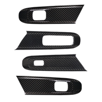 Suitable for Mercedes-Benz new C-class C200 C200L C260 C260L real carbon fiber door armrest window panel