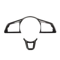Suitable for Nissan 400Z RZ34 Fairlady Z real carbon fiber steering wheel cover steering wheel panel decoration