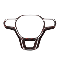 Suitable for Honda 11th generation Civic Type R FL5 black and red carbon fiber steering wheel decoration interior modification