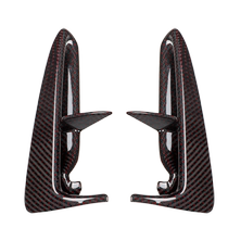 Suitable for Honda 11th generation Civic Type R FL5 black and red carbon fiber front bumper air knife spoiler