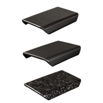 Suitable for Teslas new model 3 real carbon fiber central control armrest box decorative protective cover interior modification