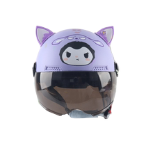 Good-looking girl helmet 3C certified four-season parent-child helmet tram Xia Xin national standard girls safety helmet Kuromi