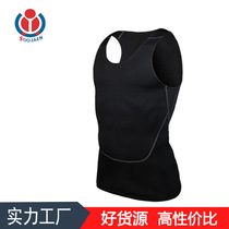 PRO tight sports vest professional quick-drying tight basketball training running compression fitness clothes sportswear 1006