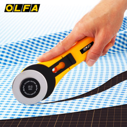 일본 OLFA 회전 절단 가죽 패치워크 호브 대형 휠 나이프 RTY-3(136B) 라운드 나이프 60mm