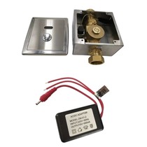 Squatting toilet sensor flush valve fully automatic sensor concealed flusher ZM-301 large flush panel valve body piston