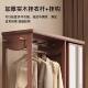 2026 New Model Solid Wood Coat Rack with Integrated Dressing Mirror, Rotating Full-Length Mirror, Coat Rack, Multifunctional Home Clothes Cabinet