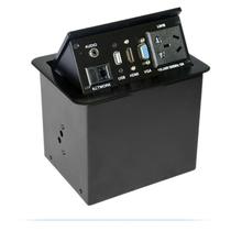 175*130 aluminum pressed alloy panel gas-surface pop-up table unbranded surface socket multi-function table wiring information circuit