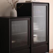 High-end Ediga Qianxun sideboard solid wood sideboard Nordic living room wine cabinet modern simple tea cabinet multi-function