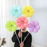 Белый школьный воздушный шар на солнечной энергии для детского сада, в цветочек, подсолнух