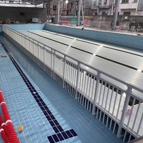 Swimming pool bottom cushion partition with guard rails padded raised bench swimming pool cushion manufacturer equipment accessories