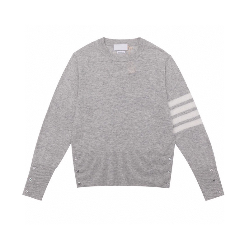 High-End Version of Tb Duffy23 Autumn and Winter Cashmere Sweater, Round Neck Pullover, Slim-Fit Knit Sweater, Unisex