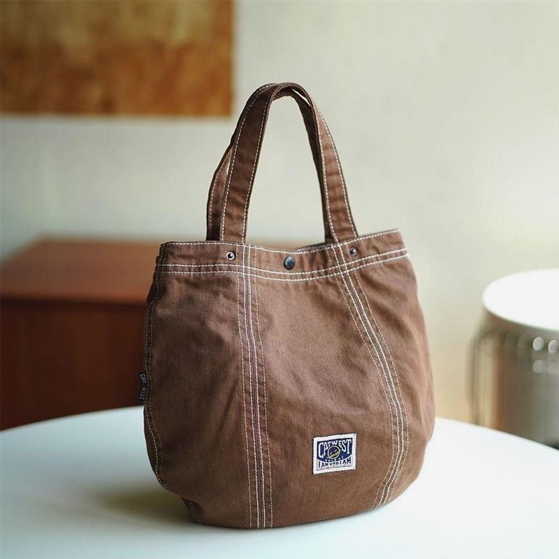 24 Autumn/Winter New Style Small Bag for Going Out, Shell-Shaped Handbag for Work, Small Tote Bag, Denim Canvas Handbag, Handbag 24 Autumn/Winter New Style Small Bag for Going Out, Shell-Shaped Handbag for Work, Small Tote Bag, Denim Canvas Handbag, Handbag