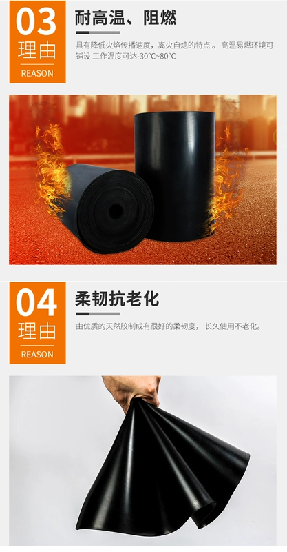 Thảm cao su cách điện cao cấp Thảm trải sàn phòng phân phối Thảm da cao su màu đen Tấm cao su công nghiệp Thảm chống sốc chống trượt chống mài mòn thảm cách điện 10kv