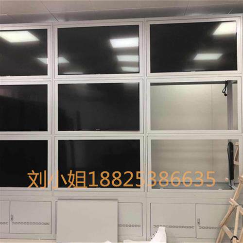 Manufacturer TV wall enclosure 55 inch large screen display floor cabinet splicing screen floor cabinet monitoring chassis  -Taobao