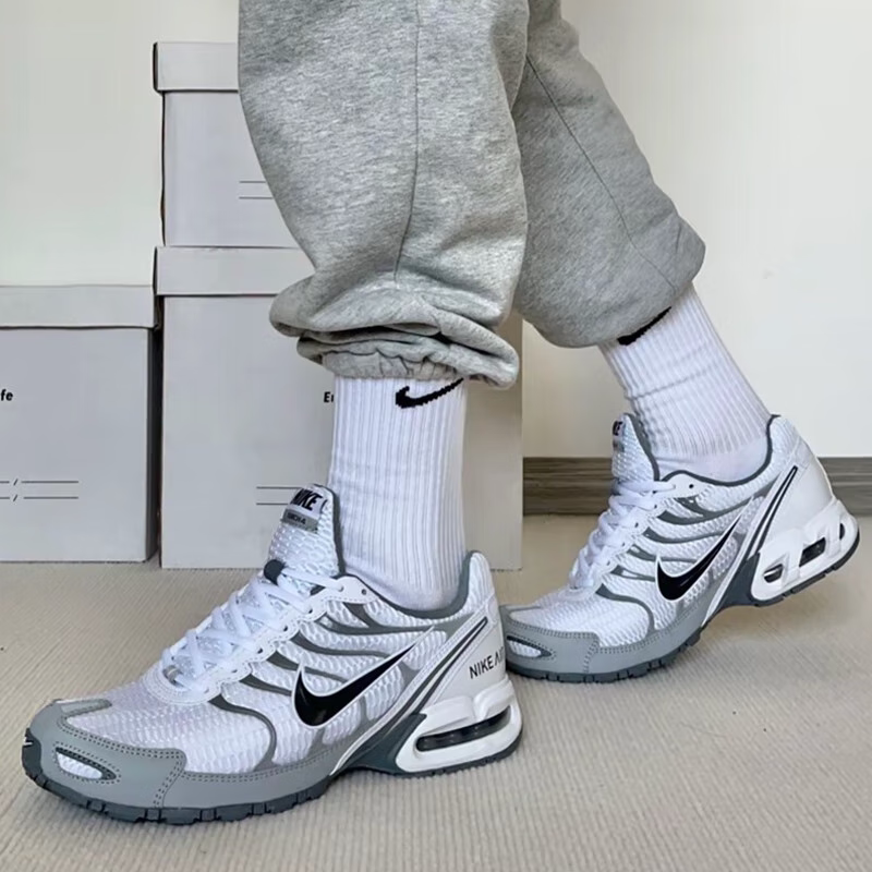 Nike Running Shoes Men's Air Max Air Cushion Sports Shoes Cushioning Breathable Low-Top Casual Shoes 343846-100