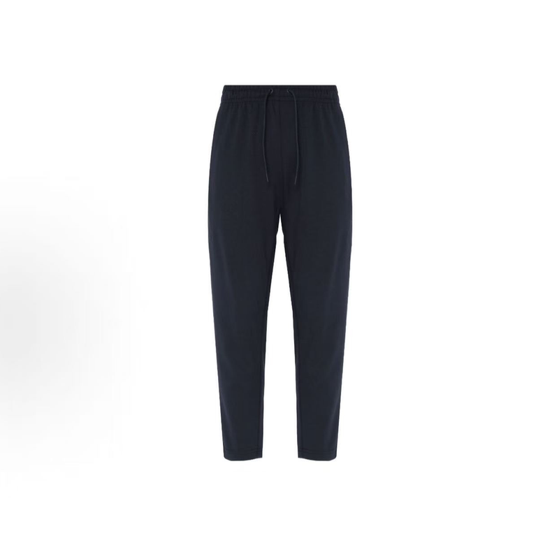 Nike Nike Solid Color High-Waisted Loose Tapered Men's Black Casual Pants Fz5851-010